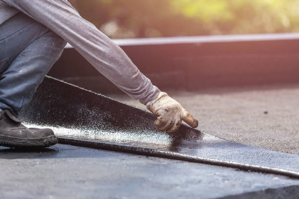 Professional Exterior Waterproofing technician working in Elizabeth, NJ